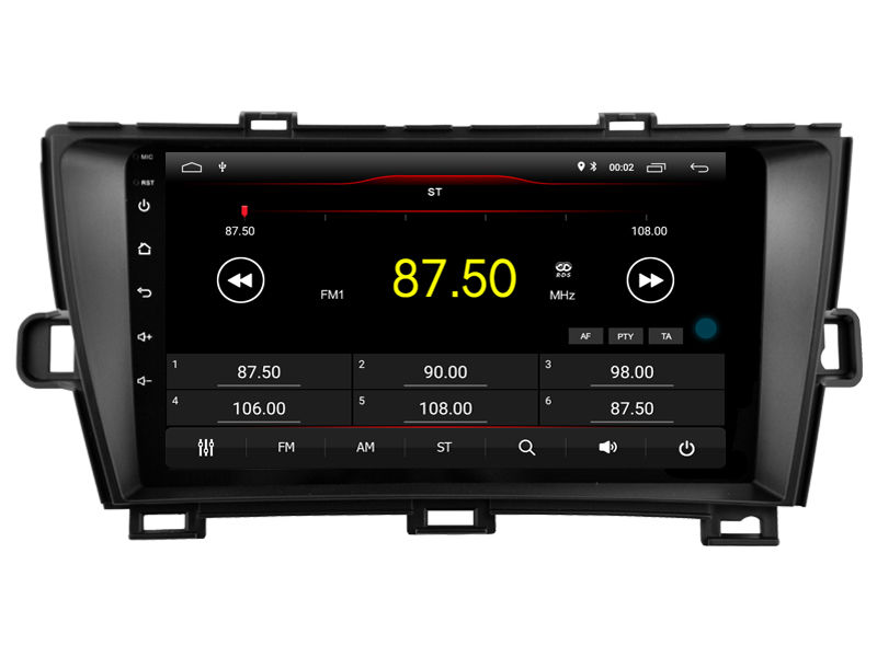 Thumbnail: Android and CarPlay 9 Inch Stereo (Toyota Prius 2009-2013)
