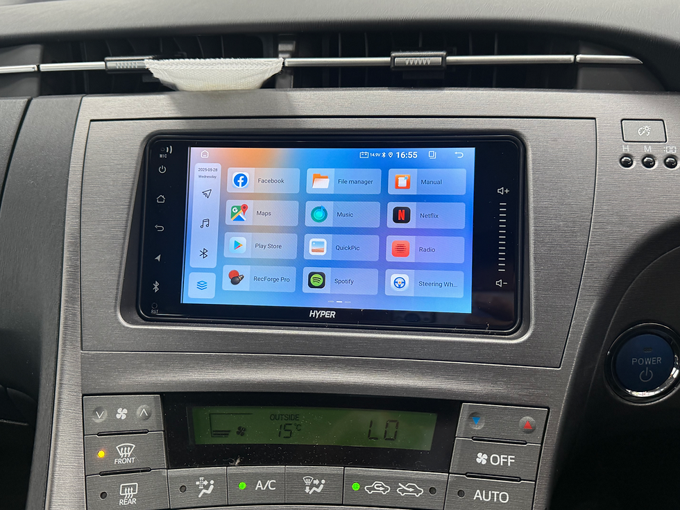 Thumbnail: Hyper 7inch Wireless CarPlay Android Stereo (Toyota Size)