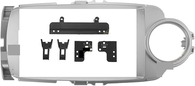 Toyota Vitz/Yaris 2011-2014 - Silver Frame kit - 9 Inch