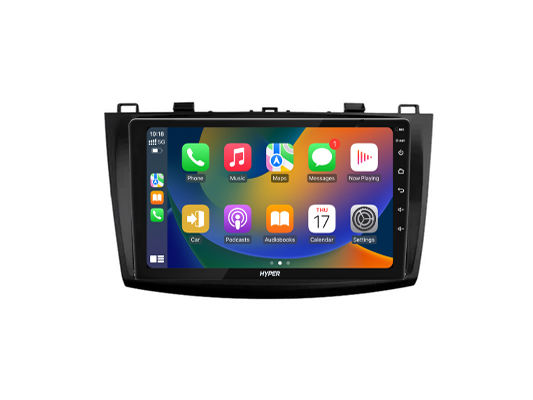 Mazda 3/Axela 2009-2013 - HYPER CarPlay/Android - 4CORE/2GB RAM/32GB 9"