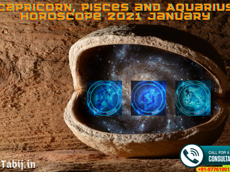 Capricorn, Pisces and Aquarius horoscope 2021 January