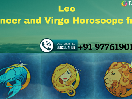 Get the best Leo cancer and Virgo Horoscope free