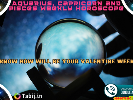 Aquarius, Capricorn and Pisces Weekly Horoscope - Know how will be your valentine week
