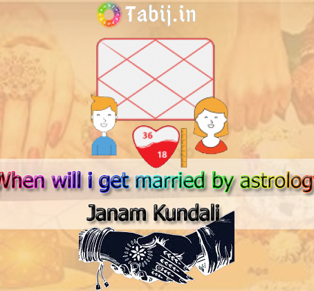 Can I know When will I get married and to whom through my Janam kundali