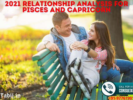 2021 Relationship analysis for Pisces and Capricorn