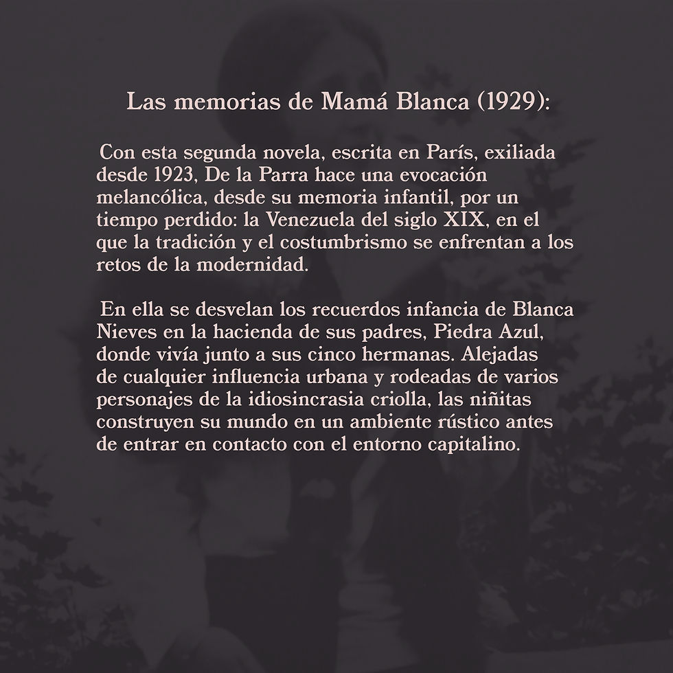 Miniatura: Las memorias de Mamá Blanca