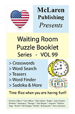 Waiting Room Puzzle Booklet Mishawaka