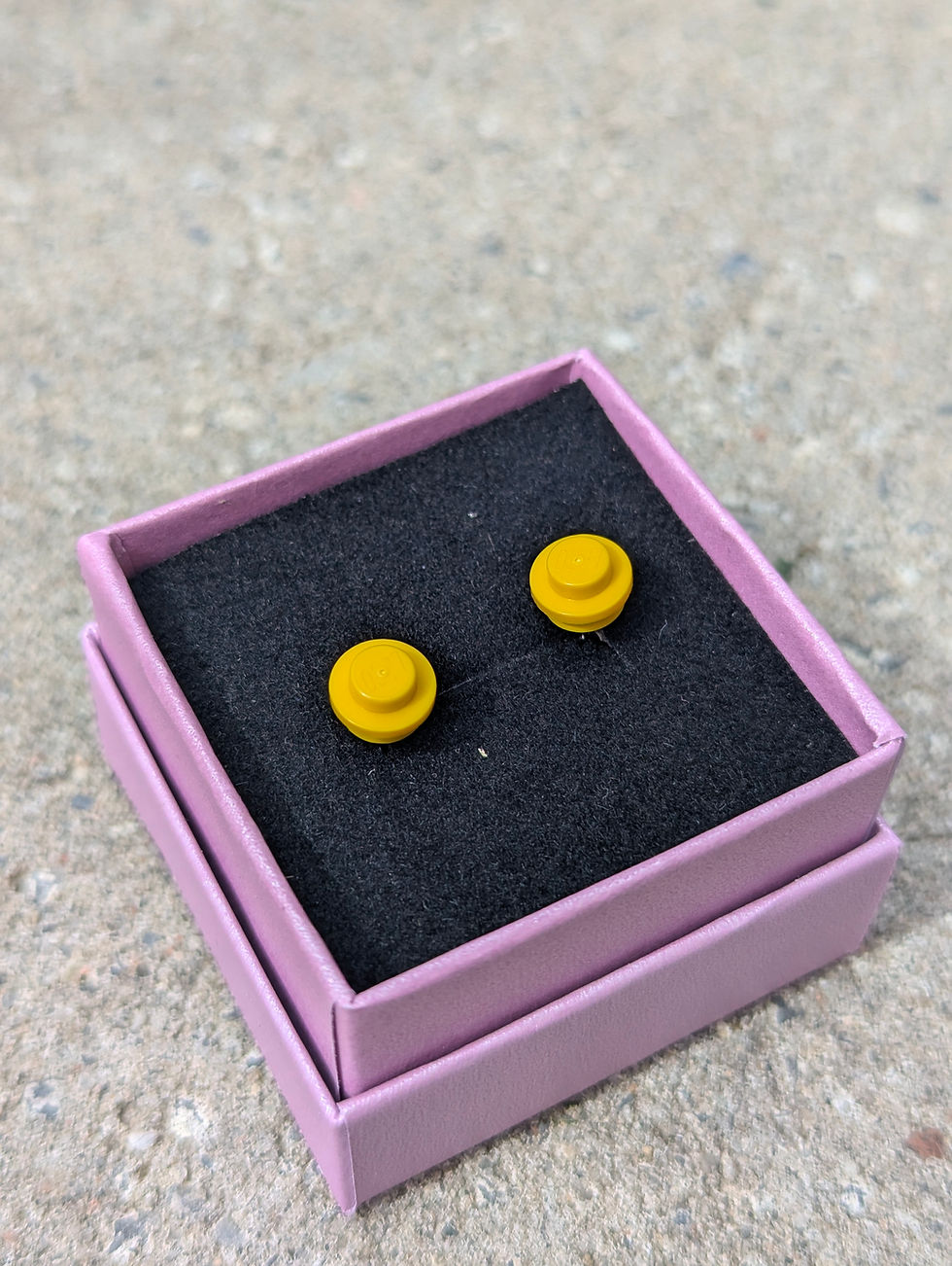 Miniature : Boucles d’oreilles LEGO® Plaques pas plates rondes