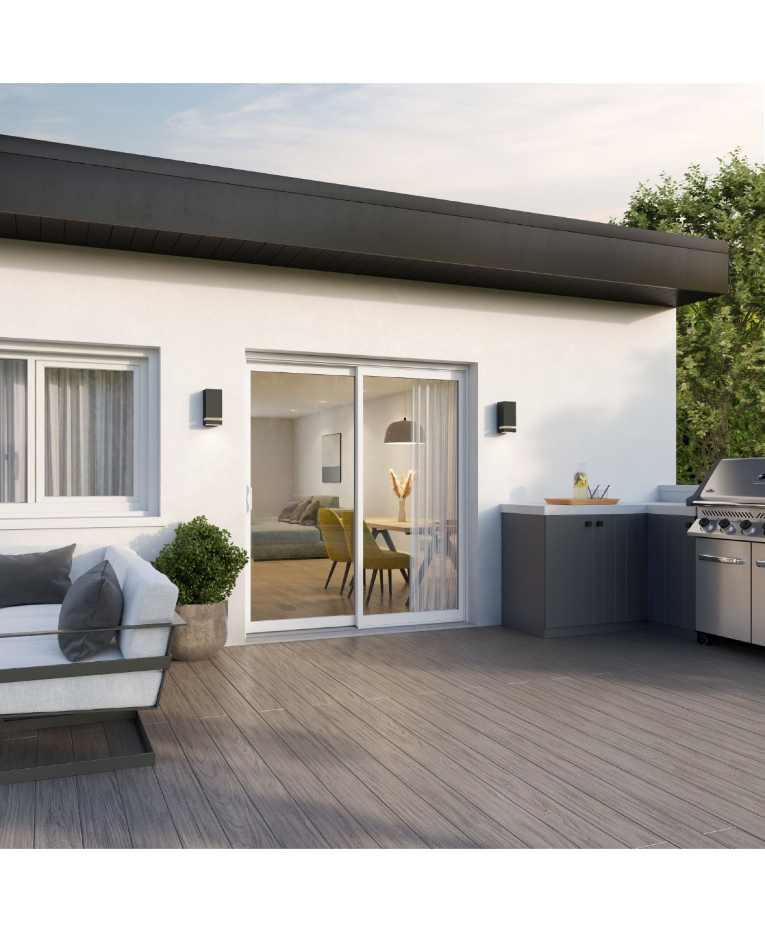Porte-patio 540 PVC