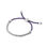 Thumbnail: Links of London Effervescence XS Sterling Silver & Purple Cord Bracelet