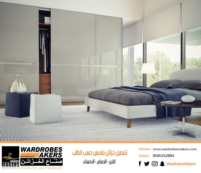 دولاب ملابس بأبواب منزلقة