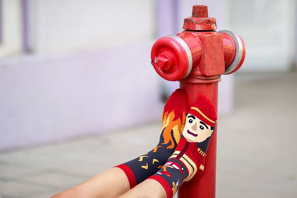 Miniatura: Pirin Hill, Arty Socks - Firefighter