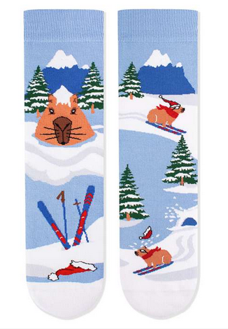 Pirin Hill, Arty Socks - Christmas Animals, Capybara