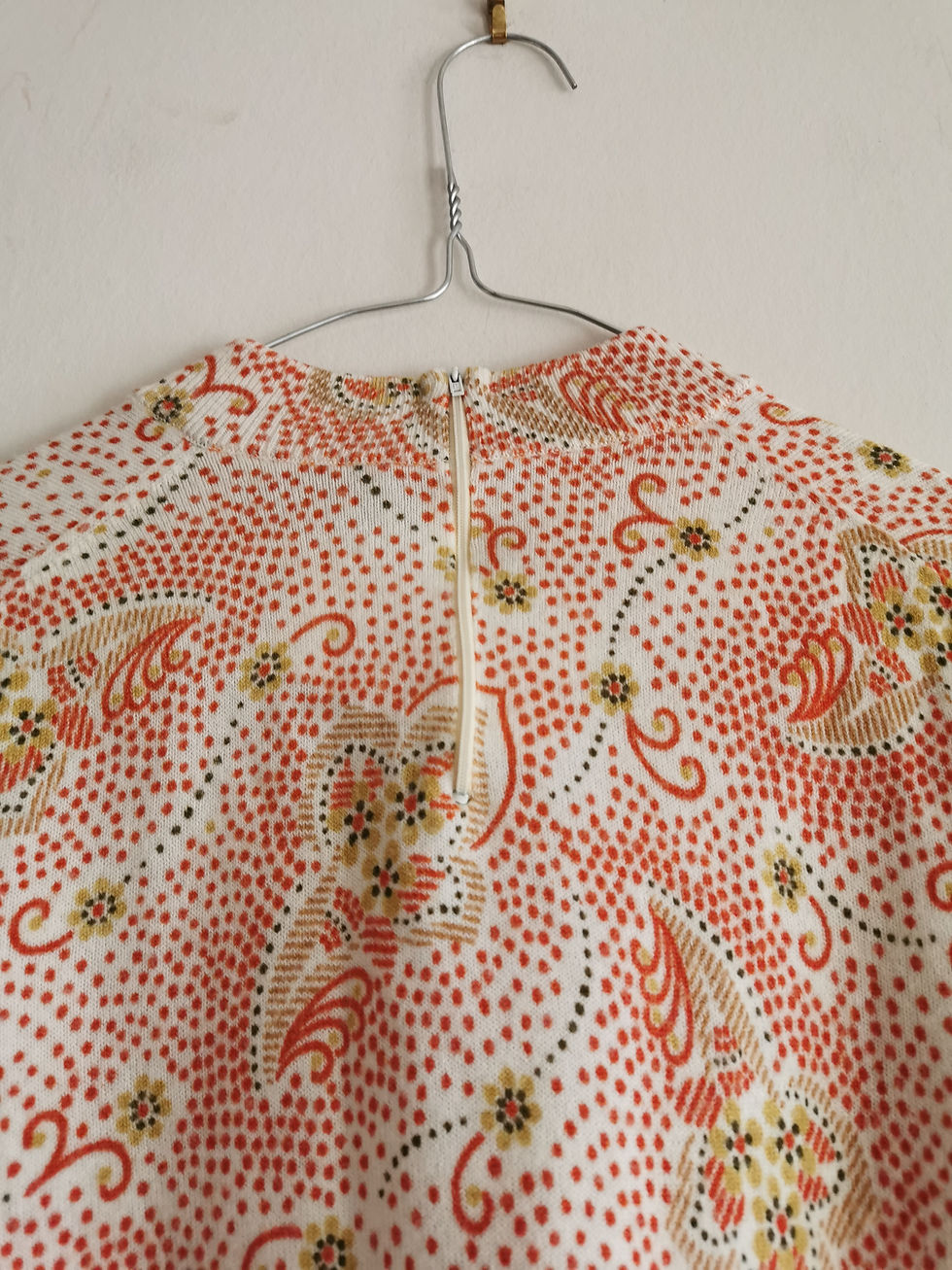 Miniature : Pull 60's imprimé Paysley 