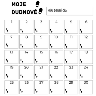 VÝZVA! DUBNOVÉ KROKOVÁNÍ