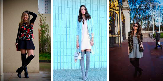 Tendência Outono/Inverno 2015: Botas over the knee
