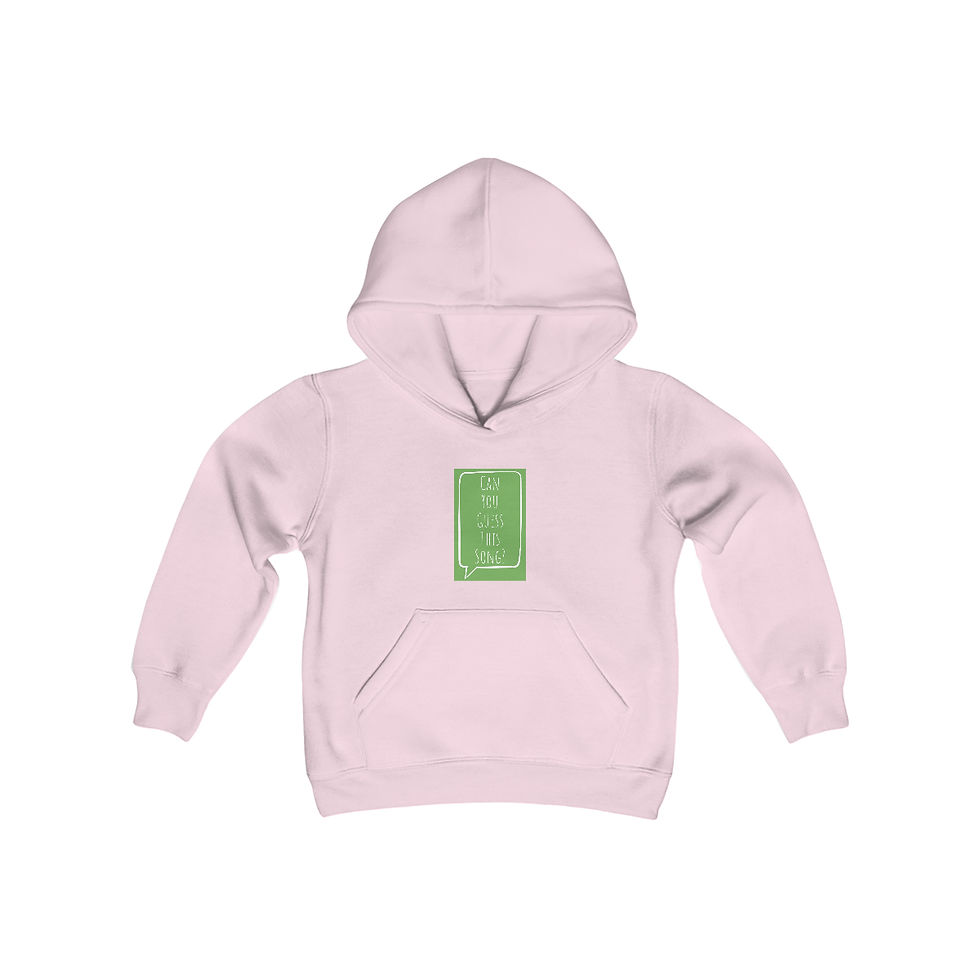 Thumbnail: Can You Guess This Song? Youth Heavy Blend Hooded Sweatshirt