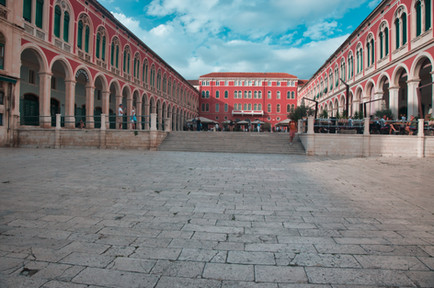 Republic Square (Prokurative) in Split,Croatia