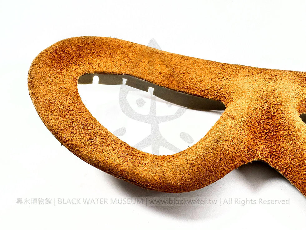 WWII Aviation Goggle Face Cushion, Type AN-6530 / B-7 | 二戰時期飛行護目鏡面部緩衝墊 (AN-6530 / B-7)《Black Water Museum Collections | 黑水博物館館藏》