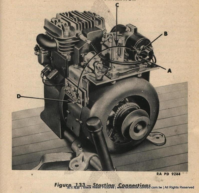 WWII, G103-23-67340 M5A1 STUART TANK 12 VOLTS AUXILIARY GENERATOR (little joe) SN.432047 | 二戰, M5A1 司徒輕戰車 12VOLTS 輔助發電機 (小喬), 序號:432047, 新品庫存《Black Water Museum Collections | 黑水博物館館藏》