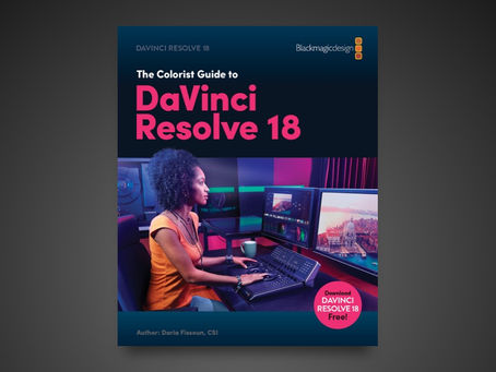 《DaVinci Resolve 18 調光師指南》英文版免費下載中!