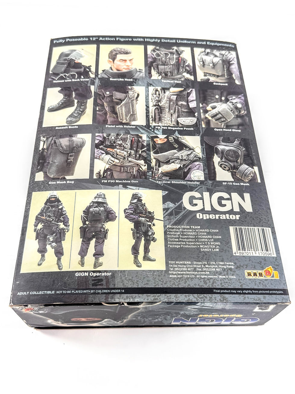 GIGN Operator, 1/6 Scale Fully Poseable 12" Action Figure(Groupe d'Intervention de la Gendarmerie Nationale)(Collection Set No. 2)
法國國家憲兵干預組(GIGN)幹員1/6比例可動人形(館藏第二組)《Black Water Museum Collections | 黑水博物館館藏》