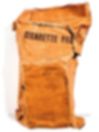 1944-1945 U.S. Military Tax-Exempt Lucky Strike Cigarettes Soft Pack & C-Ration Accessory Packet | 民國33年至34年(1944-1945)美國軍用免稅版紅吉士(Lucky Strike)香菸未拆封軟包裝附野戰口糧包裝《Black Water Museum Collections | 黑水博物館館藏》