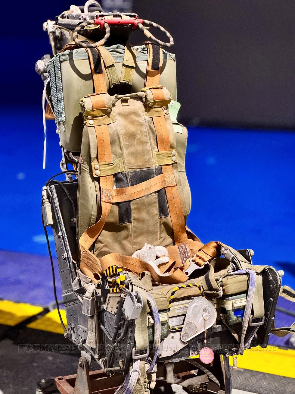 US Navy, McDonnell F-4 Phantom II , Martin-Baker Mk.H7-2 Ejection Seat, Serial Number 2072, 1968 | 美國海軍,麥克唐納 F-4 幽靈式戰鬥機,馬丁貝克,馬克H7-2型 彈射座椅,序號 2072,民國57年《Black Water Museum Collections | 黑水博物館館藏》