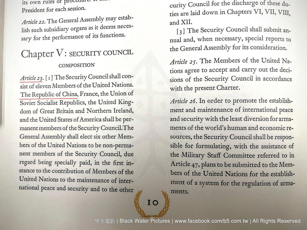 Chapter V Article 23