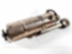 KALAMAZOO, ROUND (Kalamazoo Windproof Lighter / Sure-Fire) (Early WWII Polished Steel Version) 鮑爾斯(Bowers)圓柱型側打火防風打火機 (二戰早期鋼製過渡版)《Black Water Museum Collections | 黑水博物館館藏》
