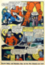 America's Best Comics, no.10, Doc Strange; Black Terror; American Eagle; Pyroman(Flag of the Republic of China), July 1944, Nedor Publications
