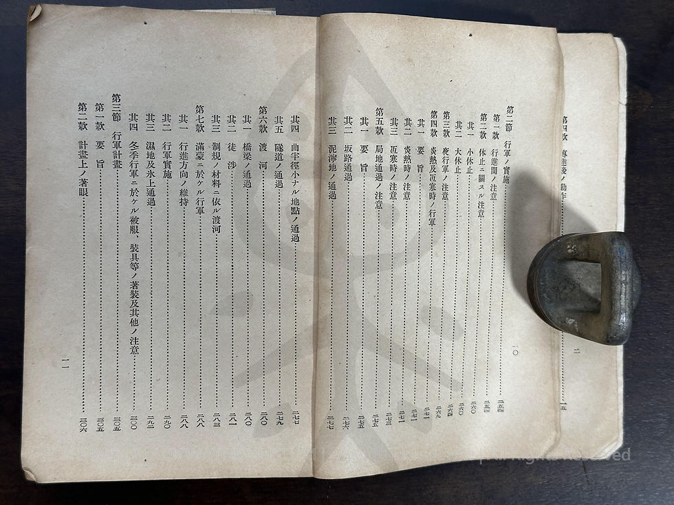 陣中勤務ノ參考 (砲兵用)，陸軍敎導學校，(民國26年|1937)昭和十二年改訂《Black Water Museum Collections | 黑水博物館館藏》