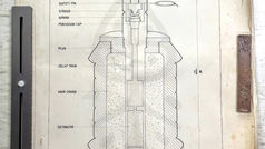 民國33年,日本帝國詭雷防護訓練海報(12張),太平洋艦隊總司令部-太平洋戰區總司令 公告編號:149-44,第64工兵測繪營,美國陸軍航空隊學員防護基礎課程編號:937-1