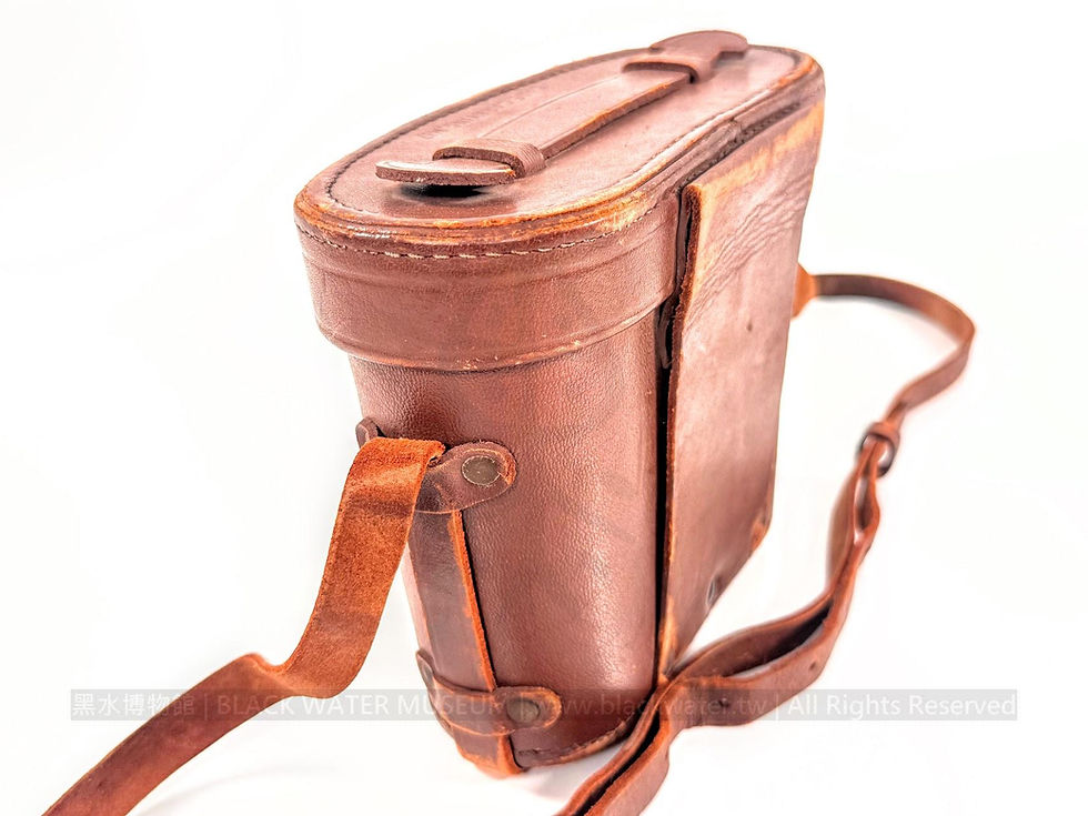 1943 U.S. Army Westinghouse M3 6×30 Binocular with M17 Leather Carrying Case, Serial No. 106919

民國32年(1943)美國陸軍西屋 M3型6×30雙筒望遠鏡暨M17皮革攜行盒（No.106919）《Black Water Museum Collections | 黑水博物館館藏》