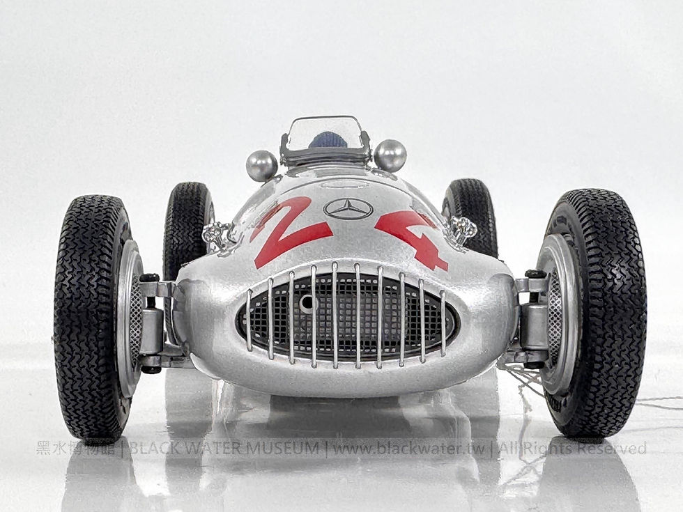 民國28年(1939)德國梅賽德斯-賓士(Mercedes-Benz)W165 24號的黎波里GP亞軍賽車高精密模型(民國97年(2008)德國西姆斯〔CMC,Classic Model Cars〕M-074 1:18全球限量5000輛,第4905/5000號)