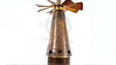 WWII Imperial Japanese Navy Type 97 Tail Fuze for 31-kg Practice Bomb, Inert(U.S. Designation B-6,"Rail Initiator")