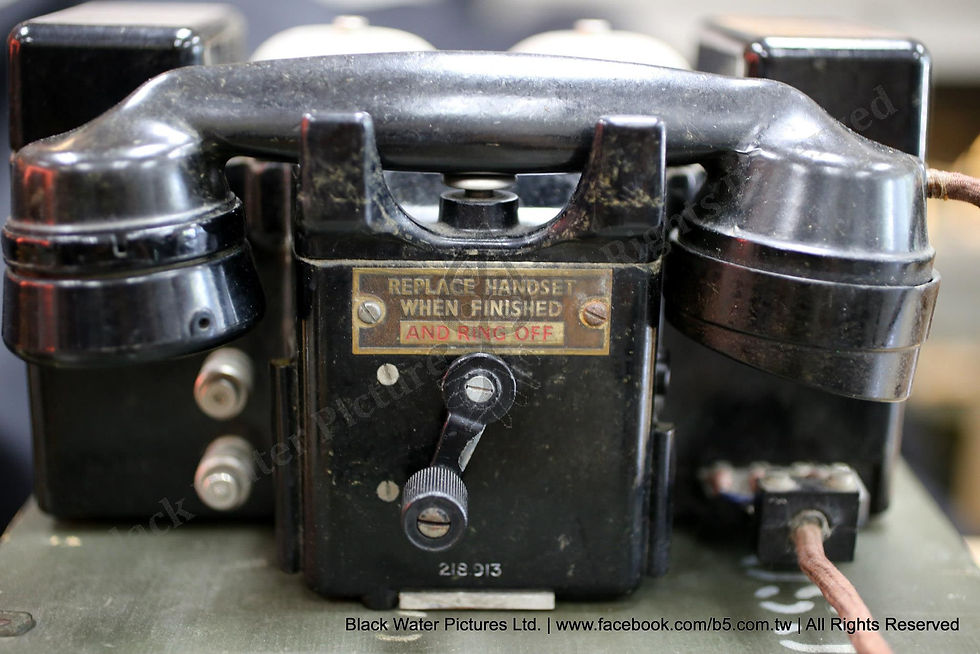 WWII British Telephone Set F. Mk. II., 1940, T.M.C. (Telephone Manufacturing Company Ltd. London) 二戰,英國馬克2號野戰電話 TELEPHONE SET "F" MK.II , T.M.C.,民國29年《Black Water Museum Collections | 黑水博物館館藏》