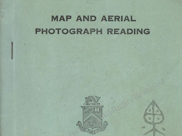 MAP AND AERIAL PHOTOGRAPH READING, Marine Corps Schools, Marine Barracks, Quantico, Virginia, 1943