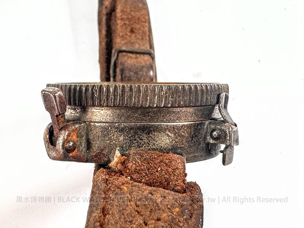 WWII 1933 Imperial Japanese Army Type 93 Luminous Wrist Compass | 昭和8年(民國22年.1933)日本帝國陸軍「九三式夜光羅針」(腕式指北針)《Black Water Museum Collections | 黑水博物館館藏》