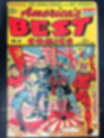 America's Best Comics, no.10, Doc Strange; Black Terror; American Eagle; Pyroman(Flag of the Republic of China), July 1944, Nedor Publications 美國最佳漫畫, 第 10 期，奇異博士(蘇聯國旗)；黑色恐怖(美國國旗)；美國之鷹(英國國旗)；   閃電俠(中華民國國旗)，民國33年7月，內多爾漫畫出版《Black Water Museum Collections | 黑水博物館館藏》