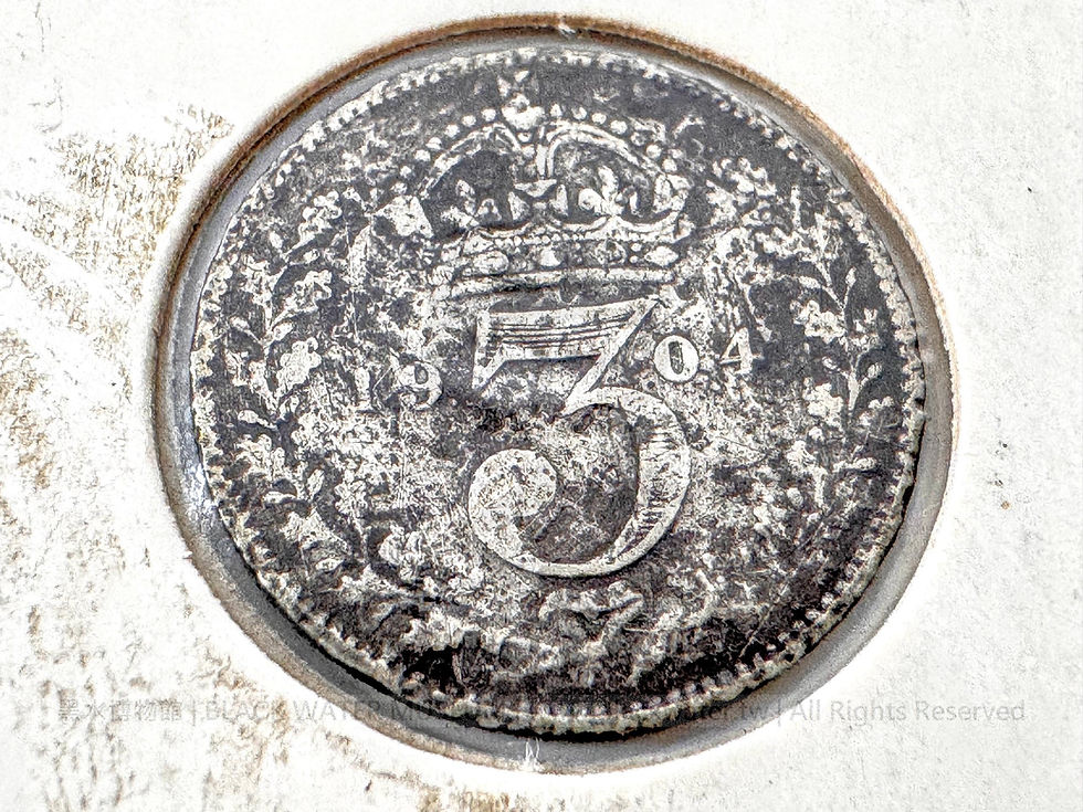 1904 Great Britain Edward VII Silver 3 Pence (Threepence)

清光緒30年(1904) 英國 愛德華七世 3便士銀幣《Black Water Museum Collections | 黑水博物館館藏》