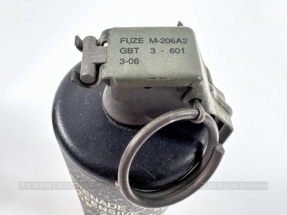 GB-TECH Mk3A2 Offensive Hand Grenade (Late Production) 1:1 Replica with M206A2 Fuze

GB-TECH Mk3A2 攻擊型手榴彈含M206A2 引信（後期生產型）1:1 像真模型《Black Water Museum Collections | 黑水博物館館藏》