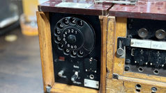 民國32年,德國軍用10線野戰電話交換機用脈衝式撥盤組