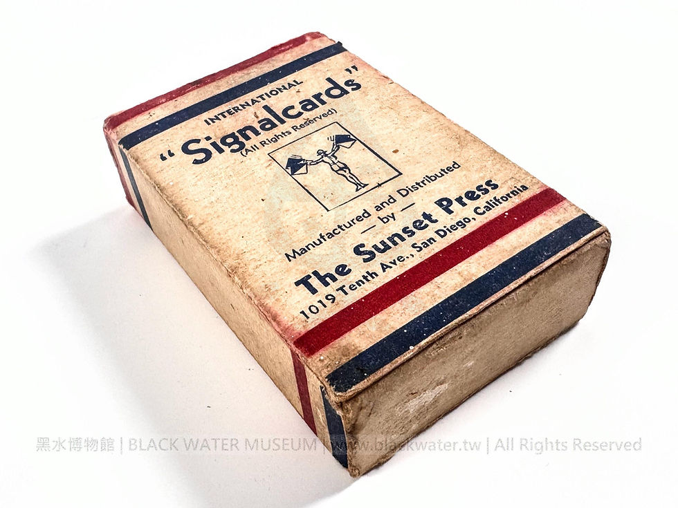 1943 U.S. Navy International "Signalcards" Training Set | 民國32年(1943)美國海軍「國際信號卡」訓練套組《Black Water Museum Collections | 黑水博物館館藏》