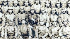 日本帝國陸軍(IJA)，第二師團(摩天嶺)團體照《Black Water Museum Collections | 黑水博物館館藏》