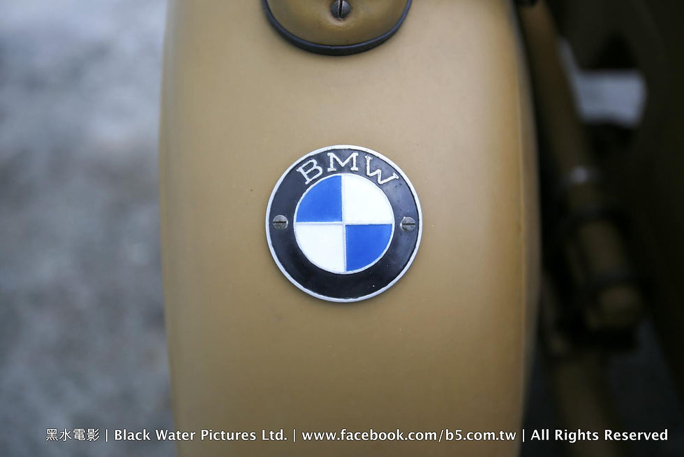 WWII，1943，BMW R 75 Wehrmachtsgespann Motorcycle  民國32年，德國 BMW R 75 軍用摩托車《Black Water Museum Collections | 黑水博物館館藏》