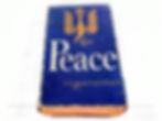 1952 Vintage Japanese "Peace" Unfiltered Cigarettes 10-Pack Slide Box (with Original Cigarettes) 昭和27年,日本「和平」牌(Peace)10支裝抽屜式無濾嘴香菸《Black Water Museum Collections | 黑水博物館館藏》