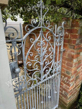 Hand forged side gate
blacksmith gate