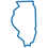 illinois state outline 
