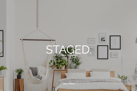 Staged New England: A modern, polished website for a real estate staging company.